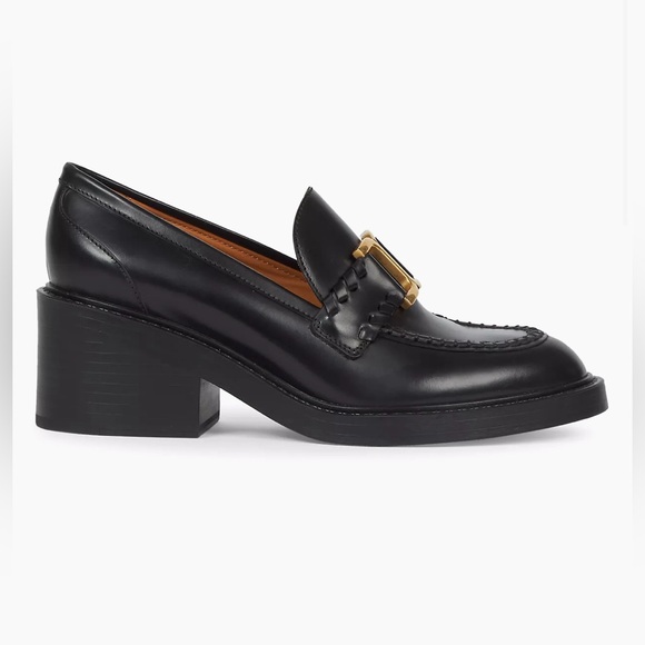 Chloe - Marcie Heeled Loafer - 38.5 - Picture 2 of 10